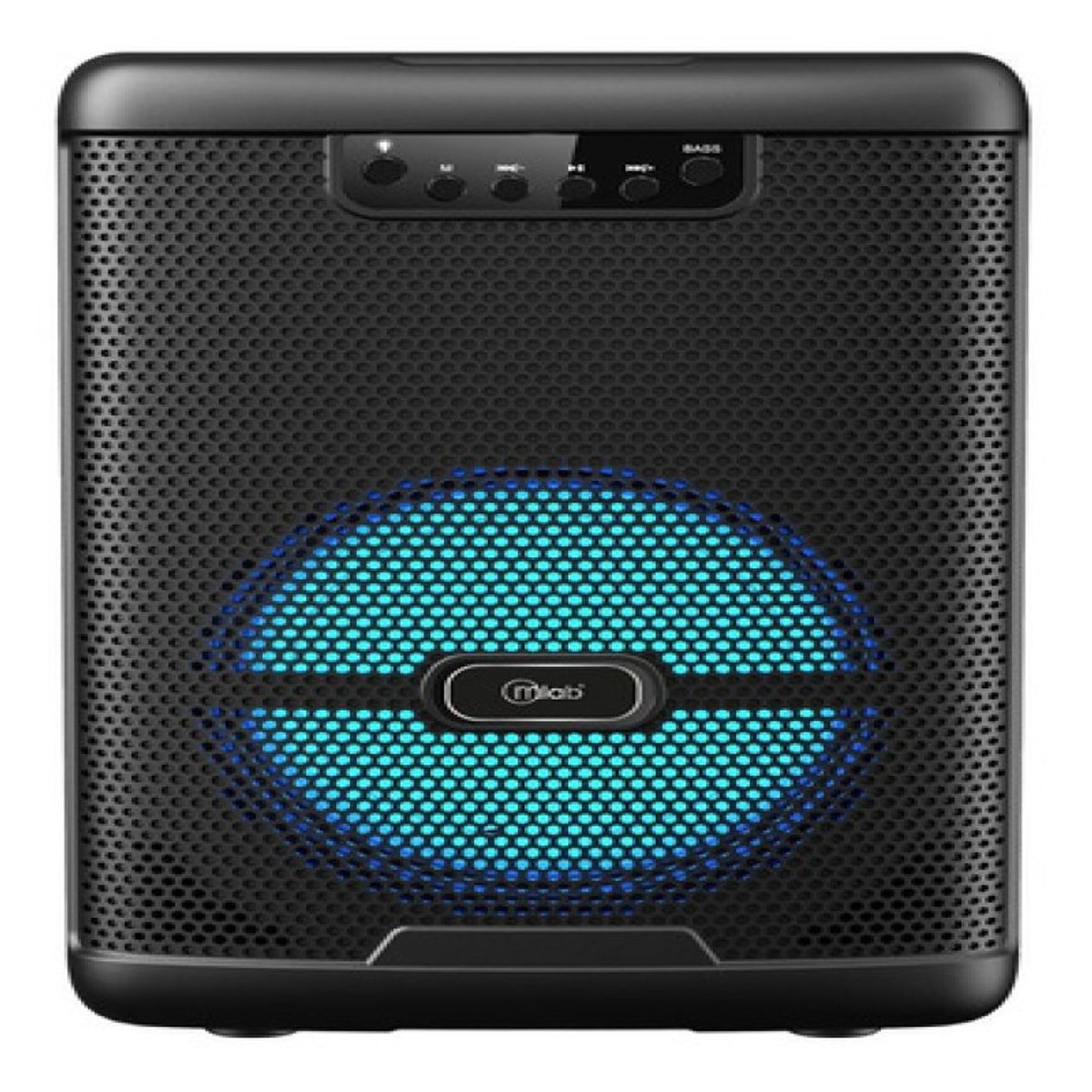 GENERICO - Parlante Mlab Rhymes 9100 Bluetooth Karaoke TWS Negro