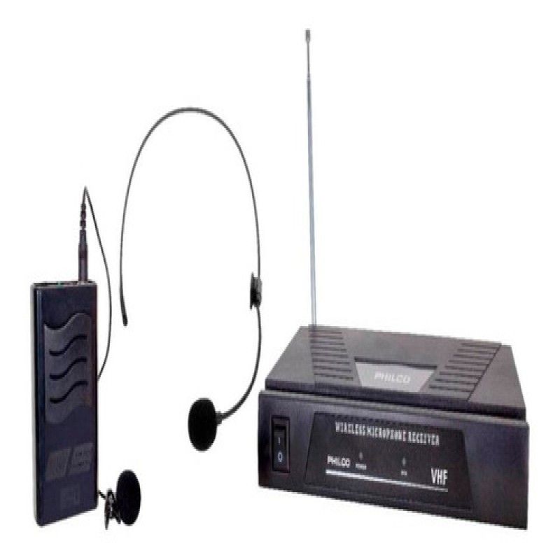 GENERICO - Micrófono Inalámbrico  Philco 26micwm210 Color Negro