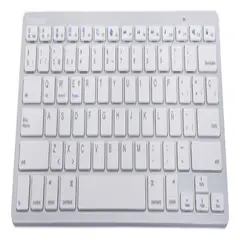 GENERICO - Teclado Bluetooth Tecmaster TM-100507 Blanco Español