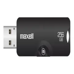 GENERICO - Pen Drive Maxell 256gb Flix Retractil 32 Color Negro