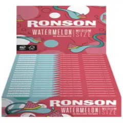 GENERICO - Caja De Papelillo Ronson Watermelon 1 14 - Sabor Melón