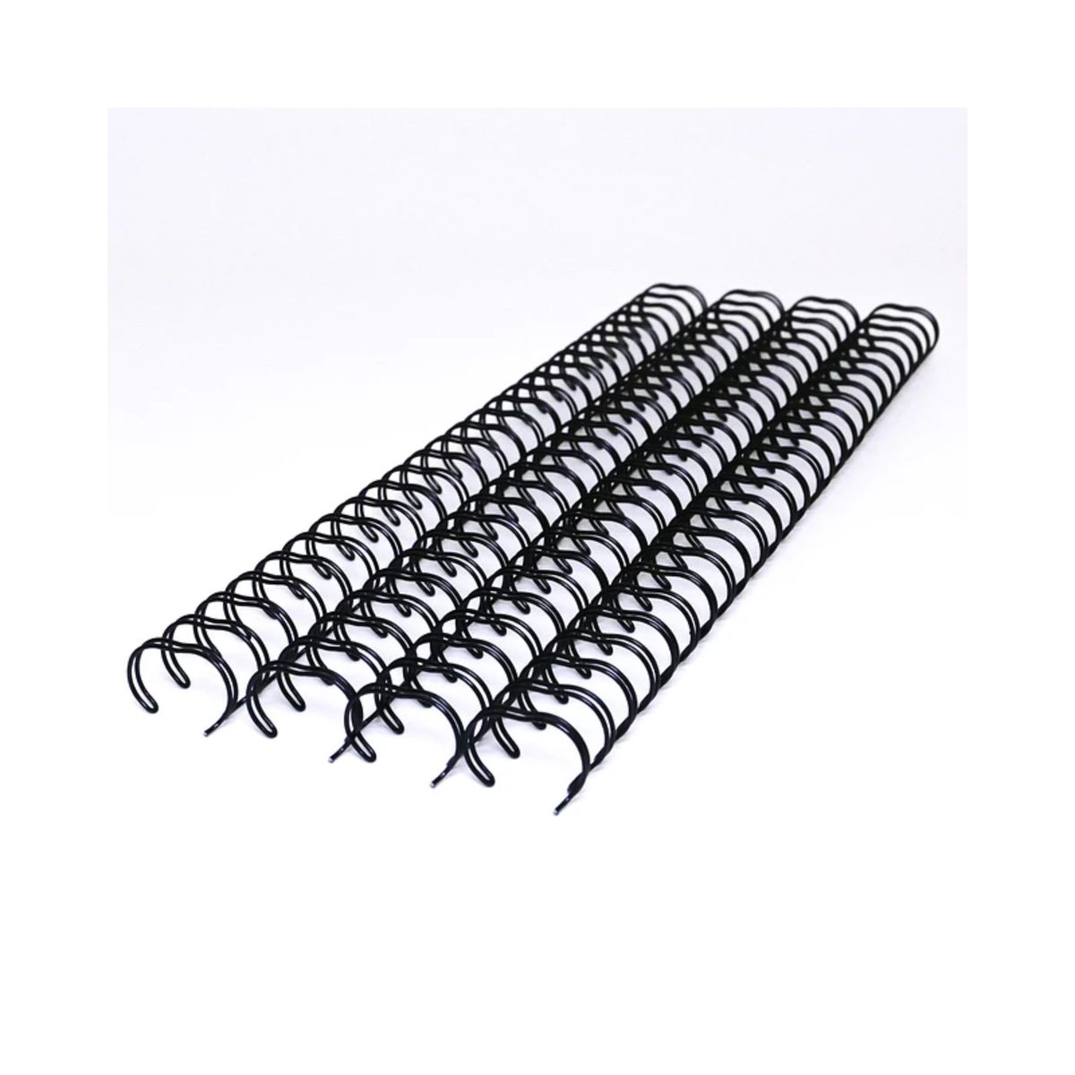 GENERICO - Anillo Metalico Doble Cero 3:1 12.7mm (1/2) 10 Unid. - Negro