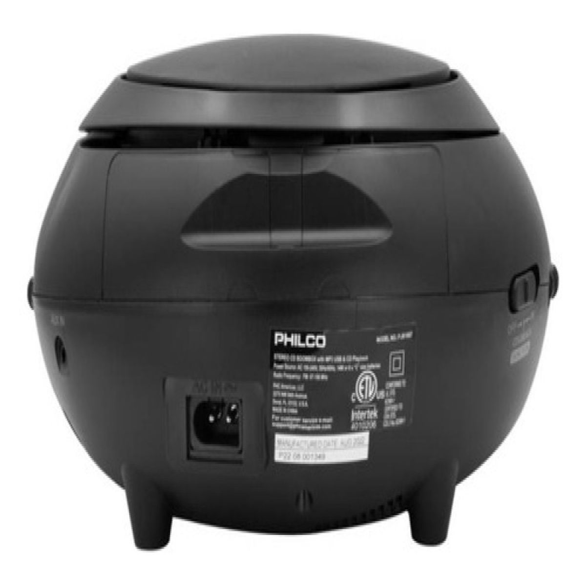 GENERICO - Radio Portátil Boombox Stereo Philco CD y MP3