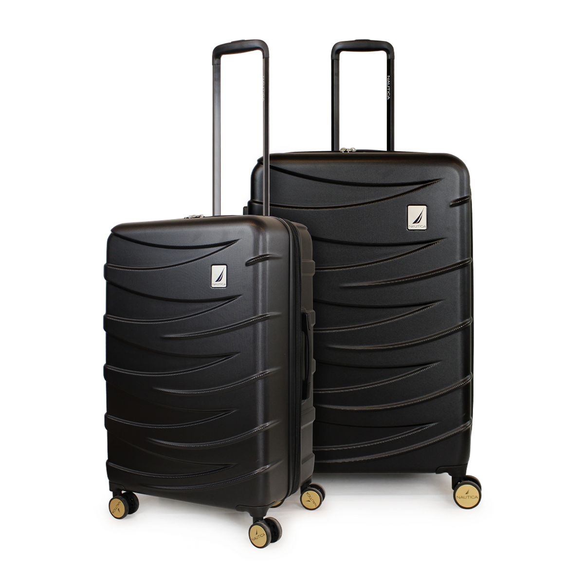 NAUTICA - Pack 2 maletas M+L Mónaco de 20 y 23kg negra Nautica
