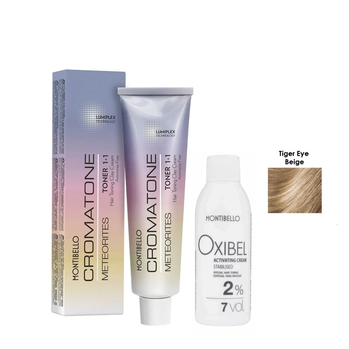 MONTIBELLO - Cromatone Meteorites Toner Tiger Eye Beige+  Oxidante