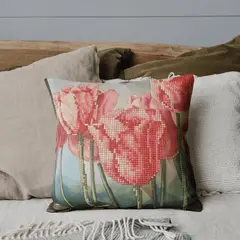 ARTE CONSENTIDO - FUNDA COJÍN FLOR 30x30 cms