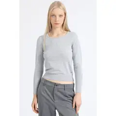 LIOLA - Sweater Basico Punto, Gris