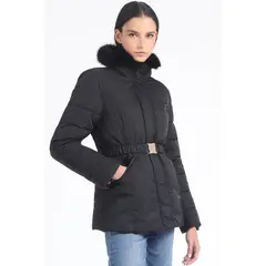 LIOLA - Parka Con Piel Desmontable, Negro