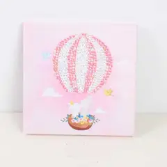 ARTE CONSENTIDO - Arte en lentejuelas conejo 20x25 cm con bastidor