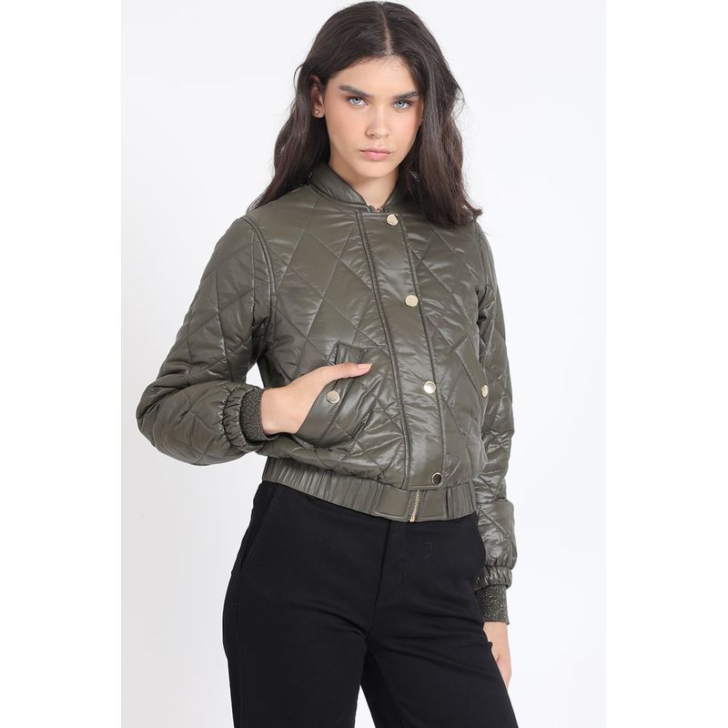 LIOLA - Parka Corta Bomber Militar Liola