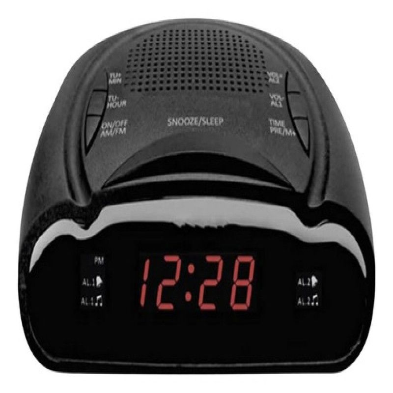 GENERICO - Radio Reloj Audiopro Cpantalla Led Ap02288 Color Negro