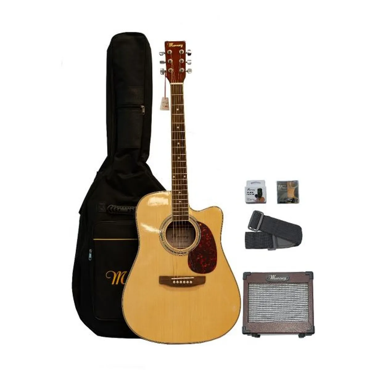 MERCURY - Pack Guitarra Electroacústica Mercury 41 pulgadas 14ACOUSTIC