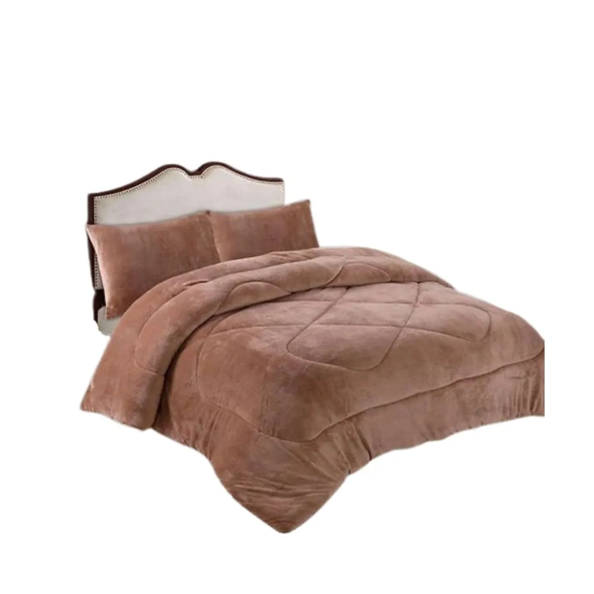 GENERICO - Cobertor Chiporro Invierno 1.5 Plazas 021 - Café