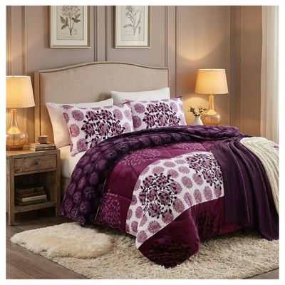 Imagen 2 del producto Cobertor Chiporro Invierno 1.5 Plazas - Morado Flor de Loto 064