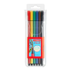 STABILO - Set de 6 Marcadores Pen 68