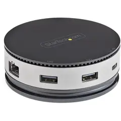 STARTECH - Docking Station Portátil HDMI 4K DP VGA GbE 3 puertos USB