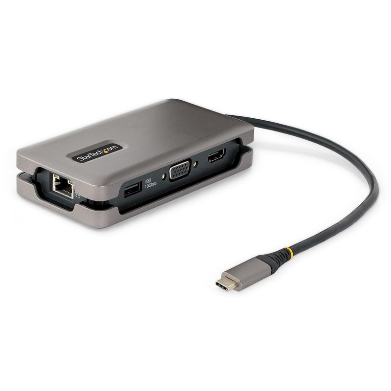 STARTECH - Docking Station USB-C - HDMI 4K a 60Hz VGA GbE 3 puertos USB