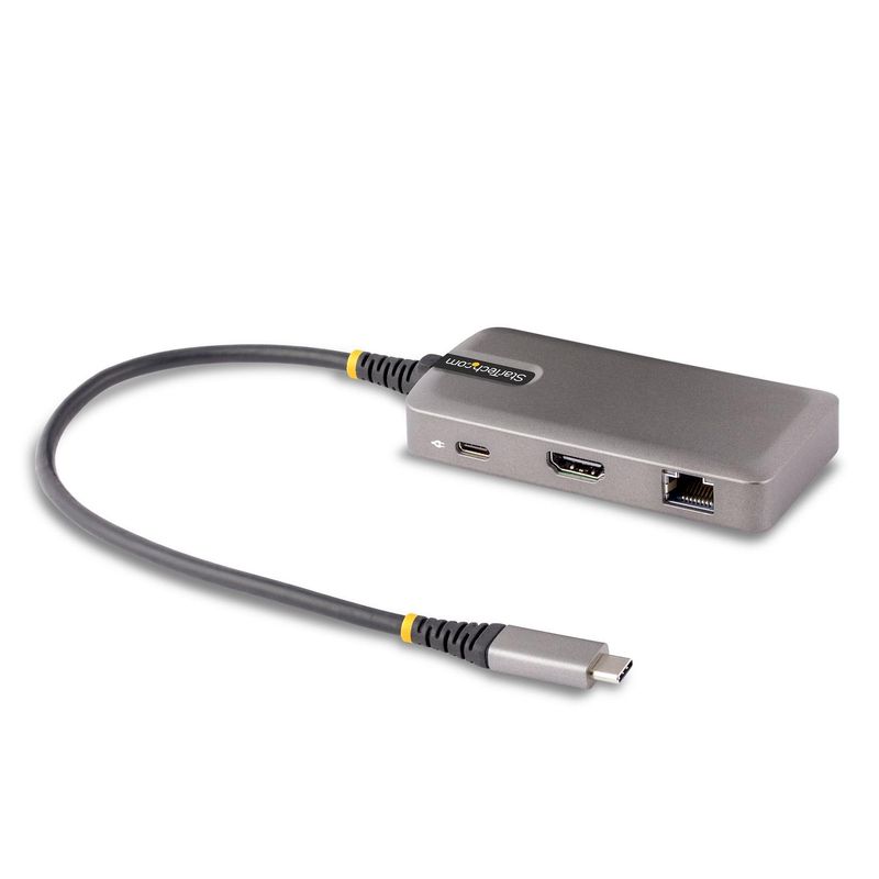 STARTECH - Docking Station USB-C HDMI 4K GbE USB 3.0 de 2 Puertos