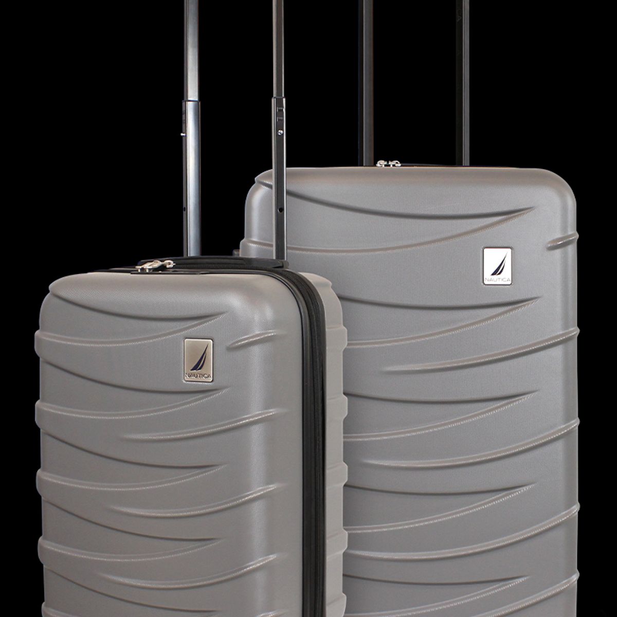 NAUTICA - Pack 2 maletas S+M Mónaco de 10 y 20kg gris Nautica