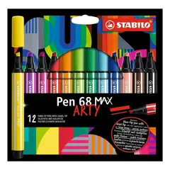 STABILO - Set de 12 Marcadores Pen 68 Max Arty