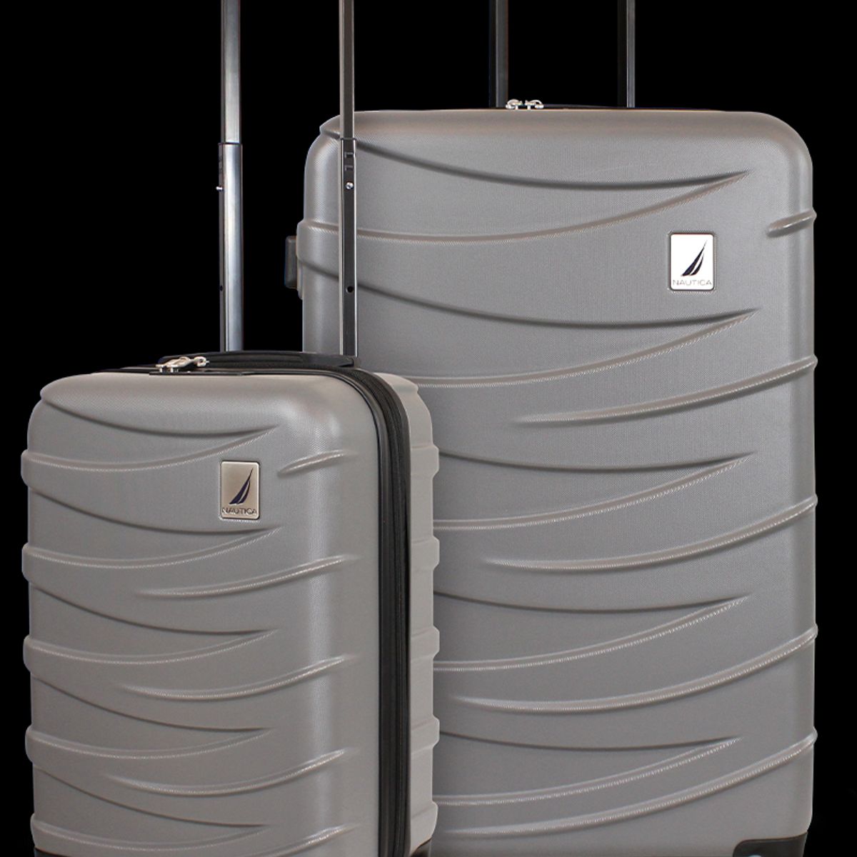 NAUTICA - Pack 2 maletas S+L Mónaco de 10 y 23kg gris Nautica