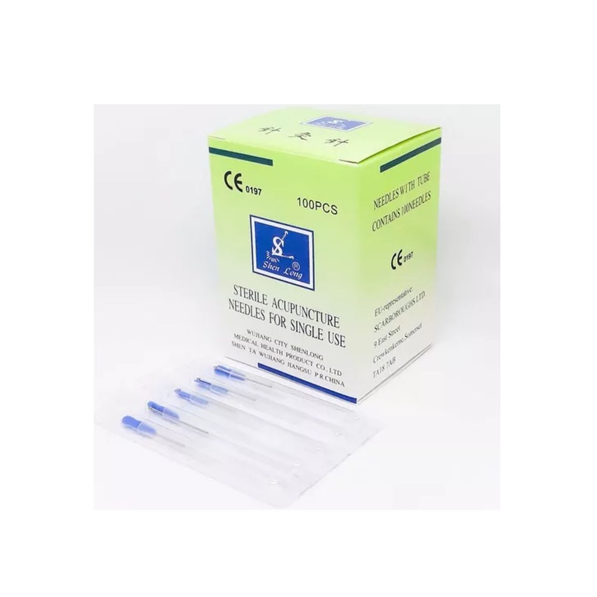 IVMEDICAL - Aguja de acero inoxidable para Acupuntura 0,30 x 75 mm