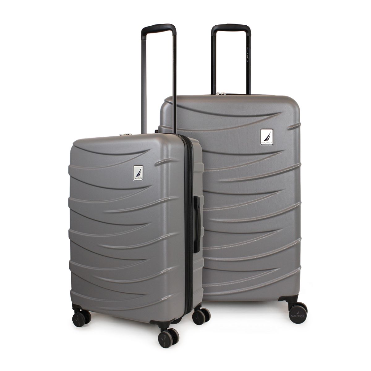 NAUTICA - Pack 2 maletas M+L Mónaco de 20 y 23kg gris Nautica