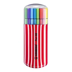 STABILO - Set de 20 Marcadores Pen 68 Zebrui en Berry