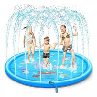 Alfombra De Agua Tipo Fuente Piscina 1.7 Mt Para Niños