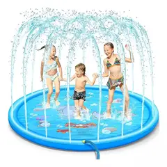 GENERICO - Alfombra De Agua Tipo Fuente Piscina 1.7 Mt Para Niños