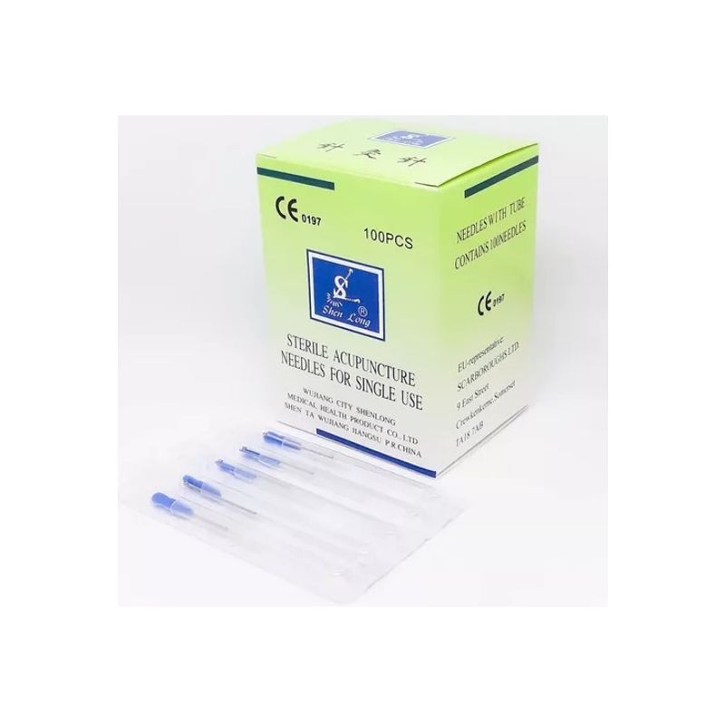 IVMEDICAL - Aguja de acero inoxidable para Acupuntura 0,22 x 13 mm