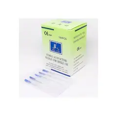 IVMEDICAL - Aguja de acero inoxidable para Acupuntura 0,22 x 13 mm