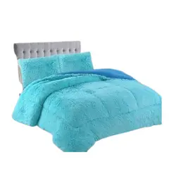 GENERICO - Cobertor Chiporro Peludo 1.5 Plazas 034 - Celeste