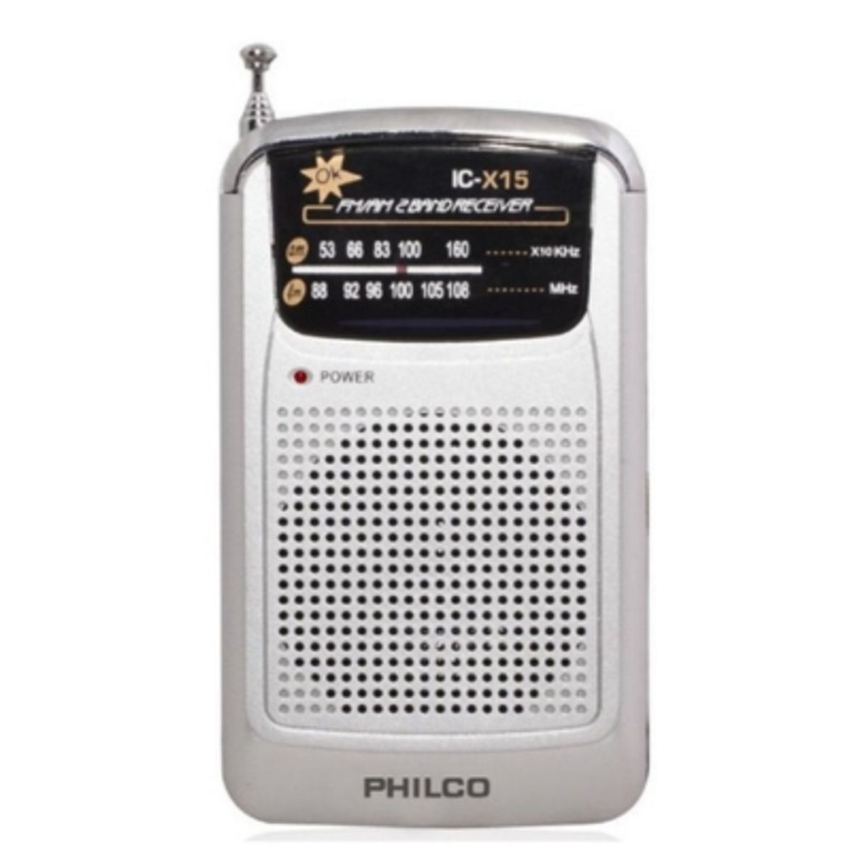 PHILCO - Radio Portátil Análoga FM AM IC-X15 Philco