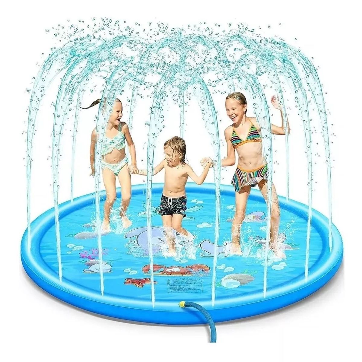 GENERICO - Piscina Inflable Tipo Fuente Para Niños Y Mascotas 170 Cm