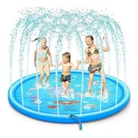 Piscina Inflable Tipo Fuente Para Niños Y Mascotas 170 Cm