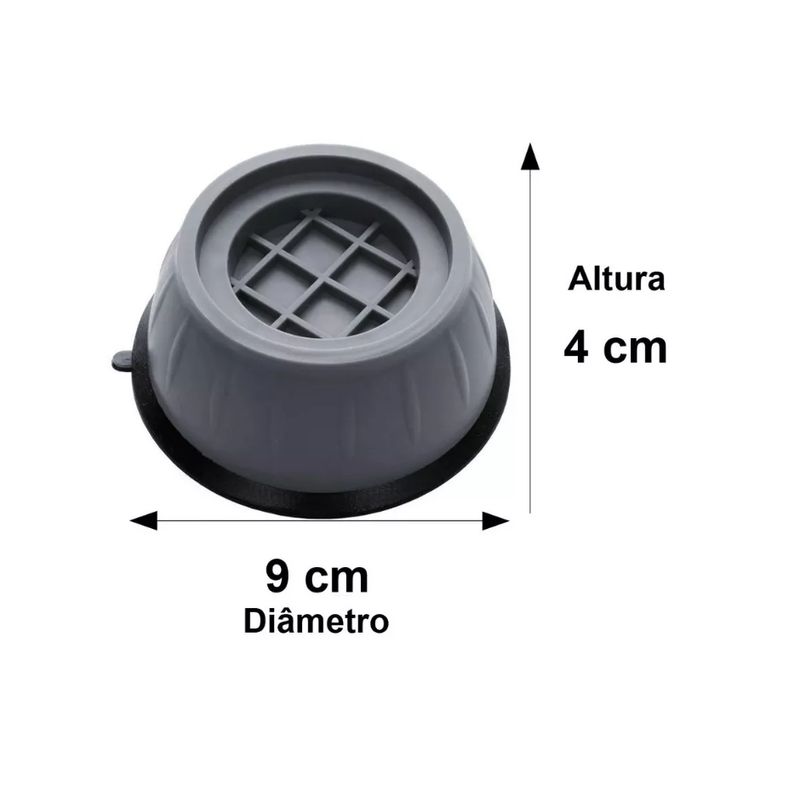 GENERICO - Soporte Para Lavadoras 4 piezas