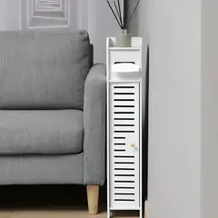 GENERICO - Mueble Estante Baño Organizador Repisas Esquinero Blanco DW-1030