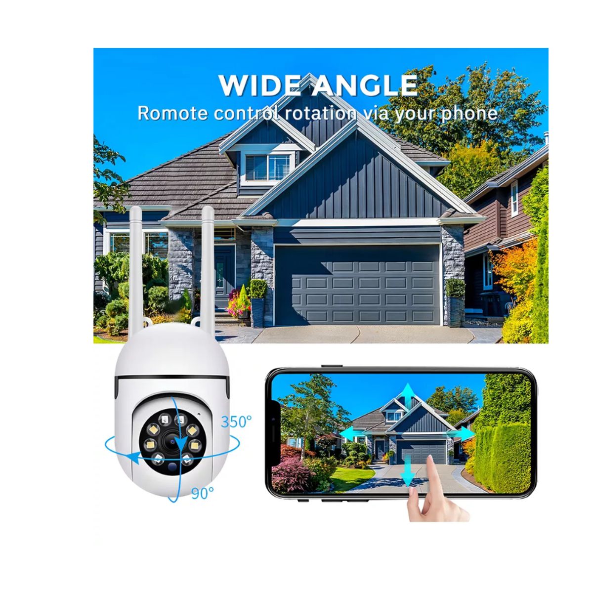 GENERICO - Cámara de seguridad Genérica 360 PTZ360