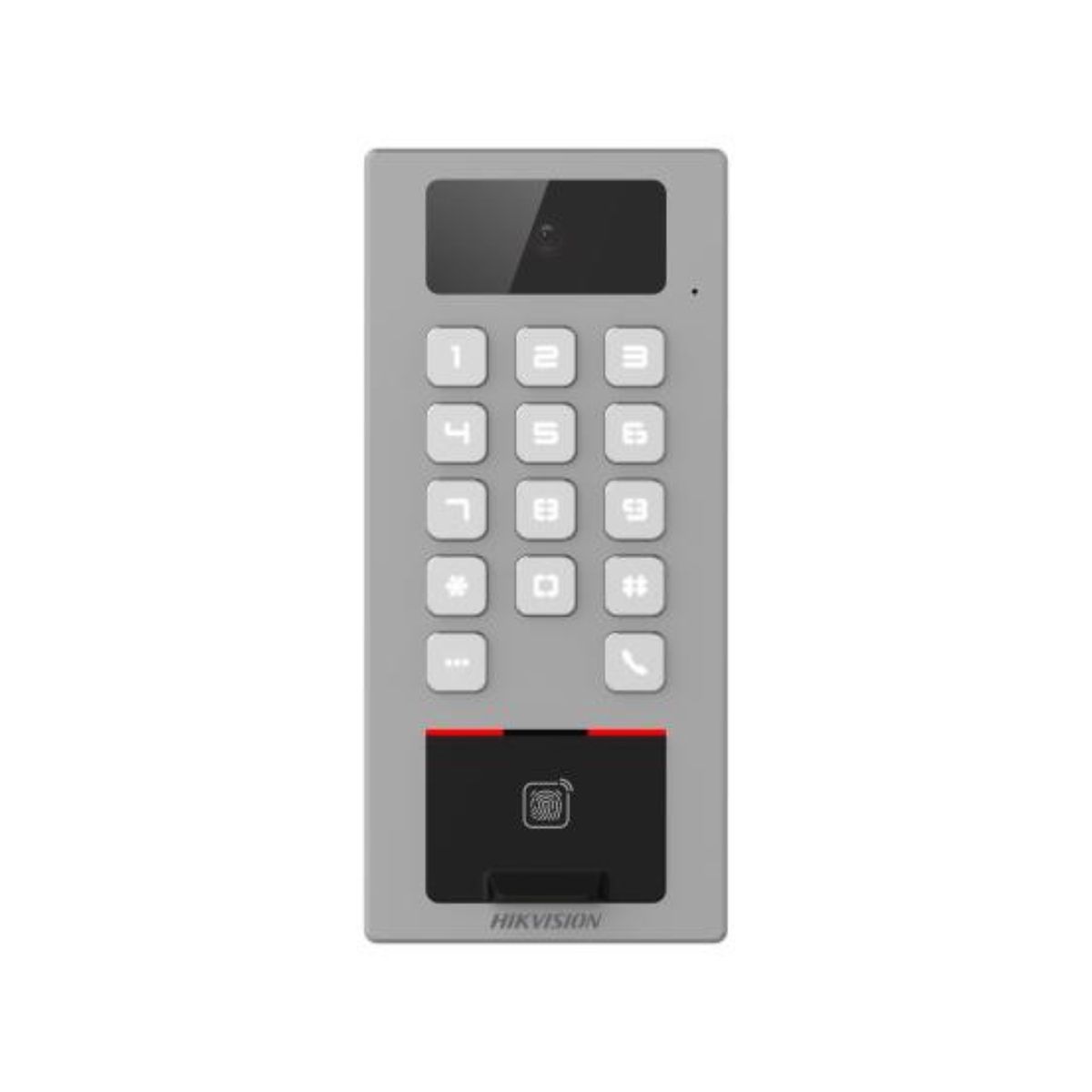 HIKVISION - Portero Exterior Control de Acceso Biometrico Hikvision DS-K1T502DBFWX