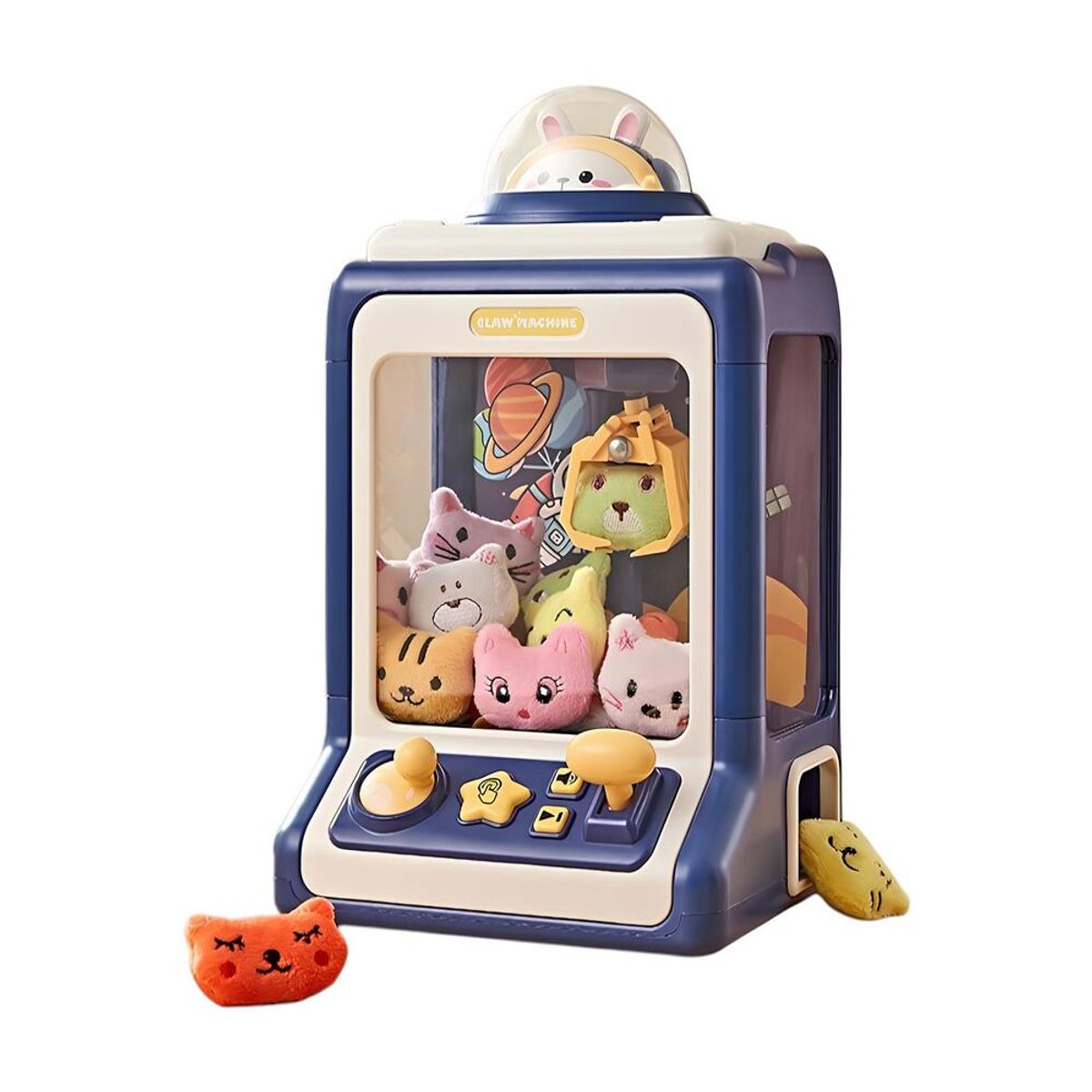 LUBABYCAS - Juego Mini Maquina De Peluches Niños Azul By LuBabycas