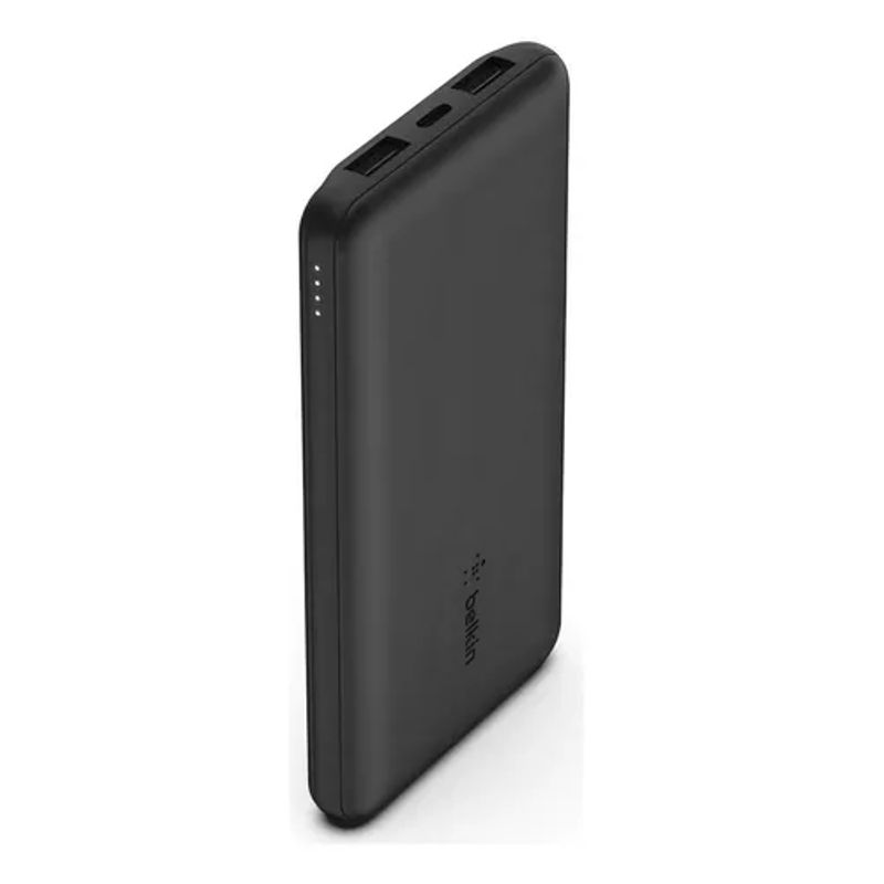 GENERICO - Batería portátil 10000 mAh USB-C y A color negro