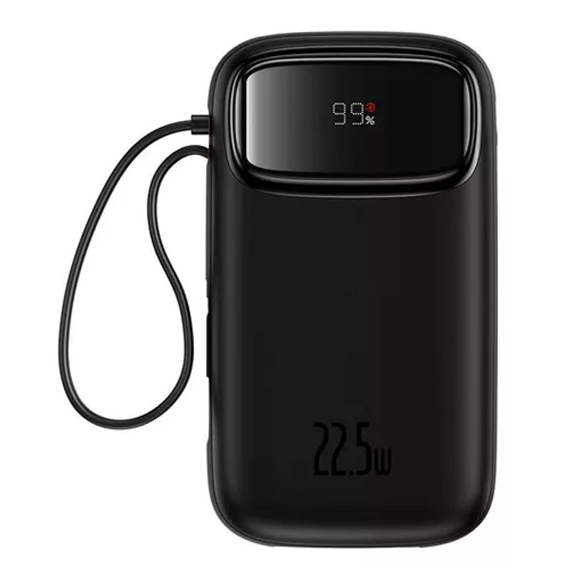 GENERICO - Power bank Baseus lightning y tipo C 20000 mAh 225W negro