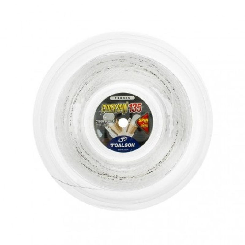 TOALSON - Cuerda Raqueta de Tenis Toalson Cyber Spin 1,35 rollo 200m