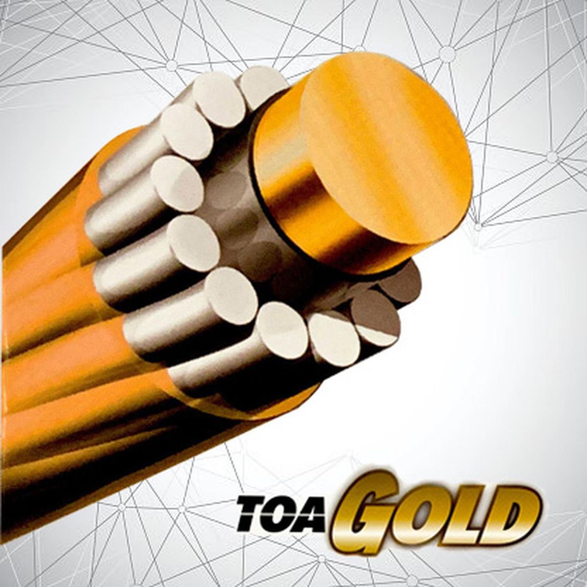 TOALSON - Cuerda Raqueta de Tenis Toalson Toa Gold 1.30 set 12m