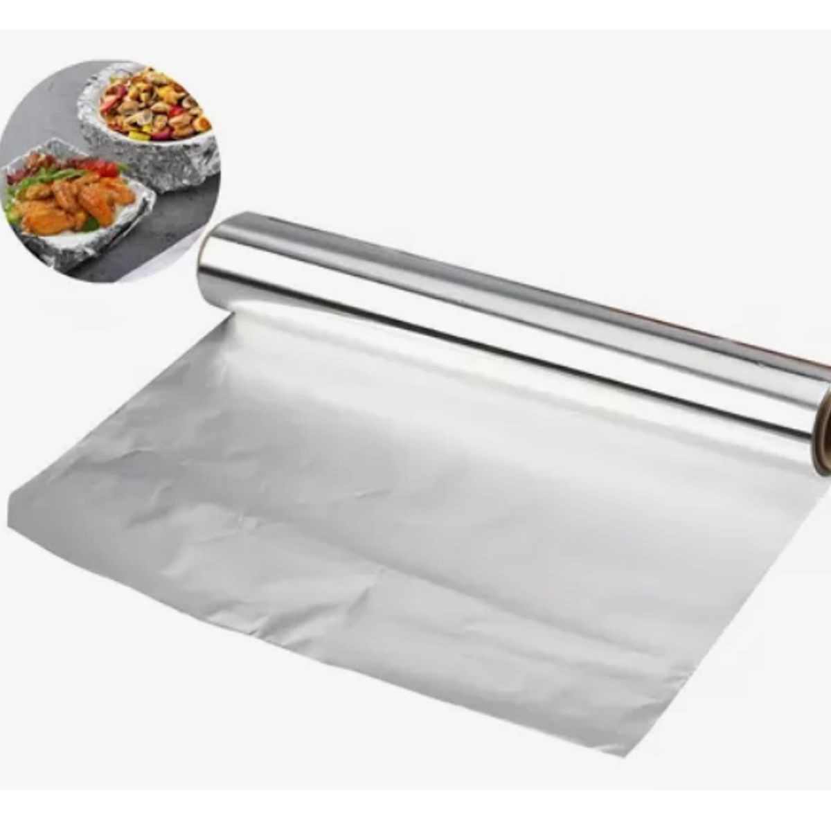 GENERICO - Papel Aluminio Para Cocina Hornear 15 Metros X 30 Cms