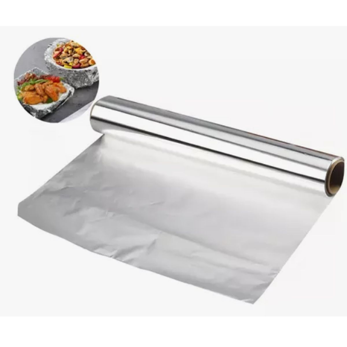 GENERICO - Papel Aluminio Para Cocina Hornear 15 Metros X 30 Cms