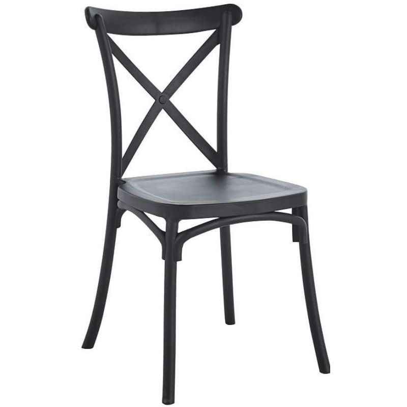 GENERICO - SILLA SENA POLIPROPILENO - NEGRO