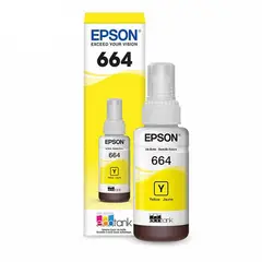 EPSON - Botella de tinta T664 Amarillo 70ml
