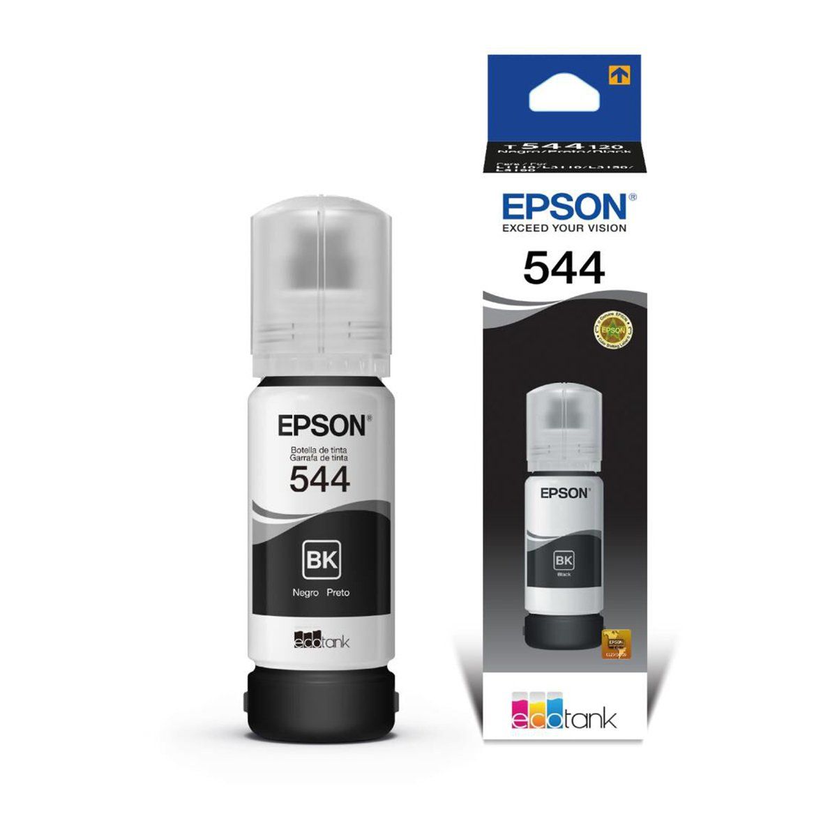 EPSON - Botella de tinta T544 Negro 65ml